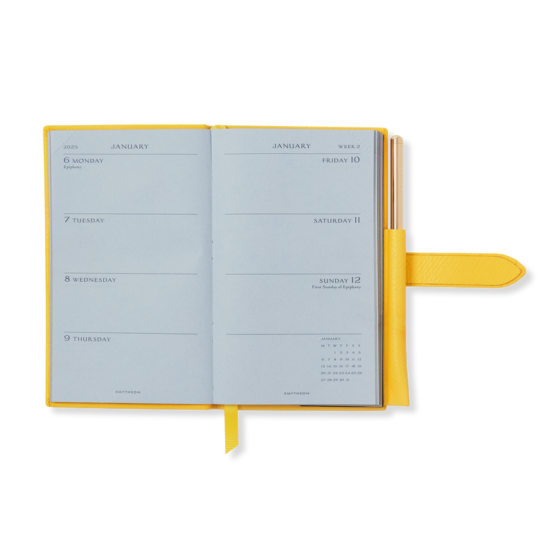 2025 Panama Weekly Diary with Pencil