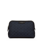 Reiseetui aus Canvas mit Stempeldesign