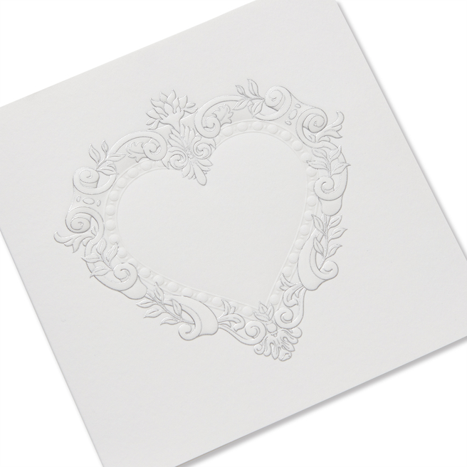 Stucco Heart Valentine's Card