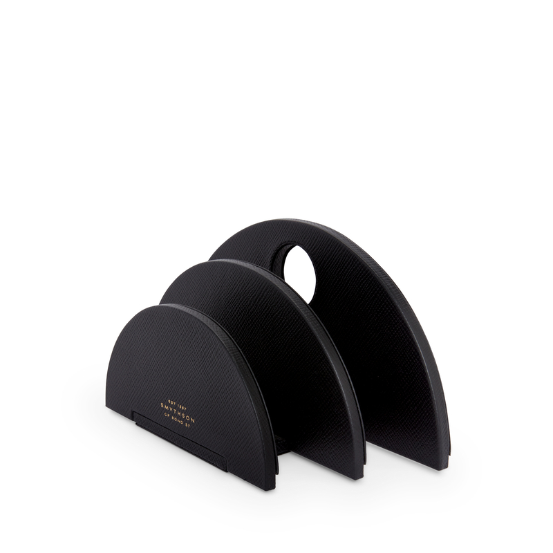 Smythson Circular Letter Rack in Panama