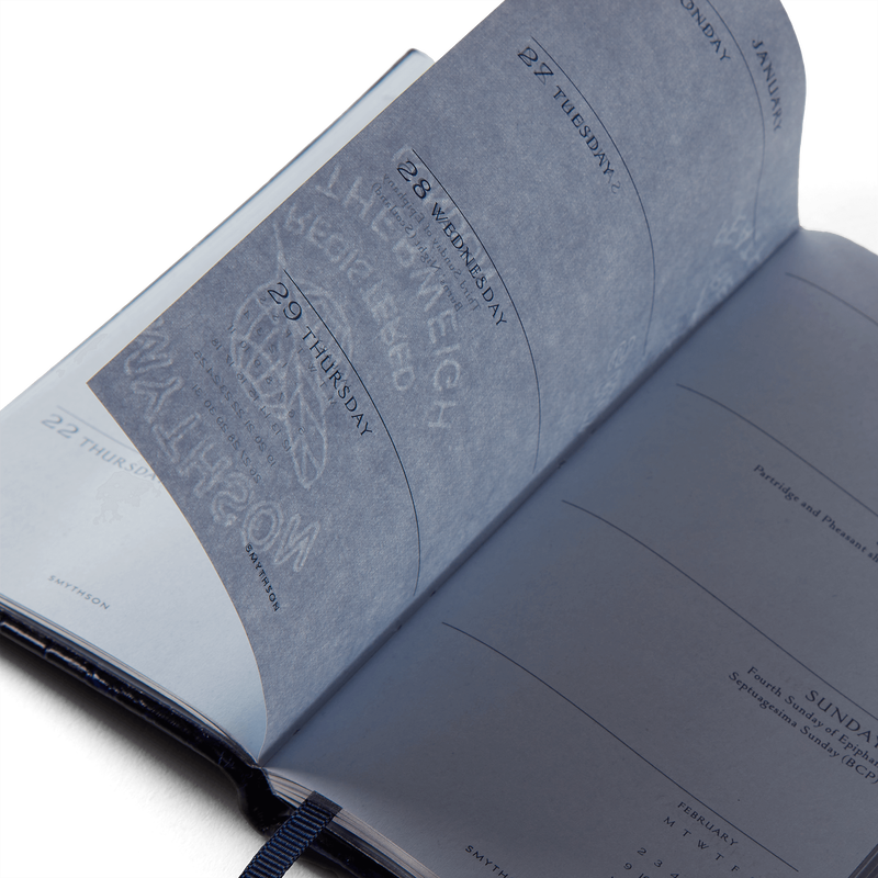 Smythson 2026 Panama Weekly Journal in Mara 