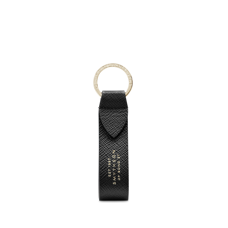 Keyring with Leather Strap in Panama