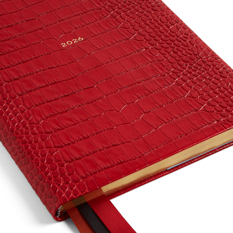 Smythson 2026 Portobello Weekly Vertical Diary in Mara