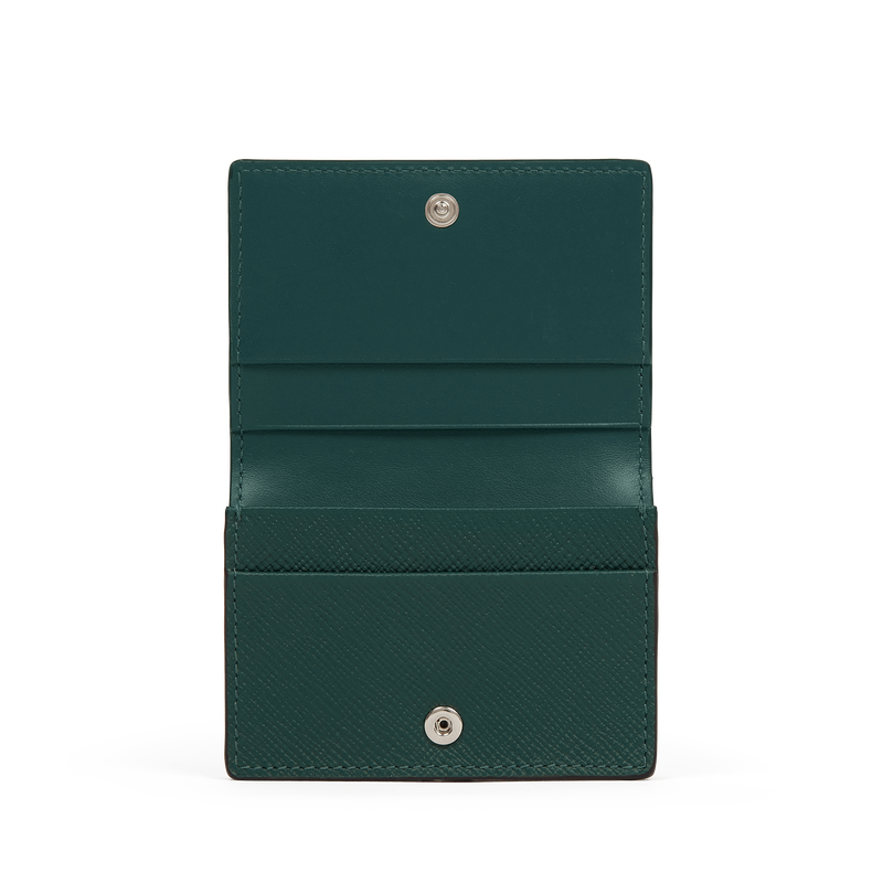 Folded Card Case with Snap Closure in Panama
