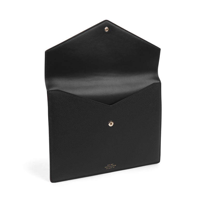 Smythson Small Envelope Folio in Panama
