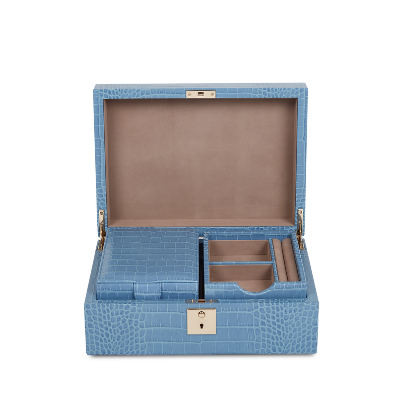 Jewelry Box with Travel Tray in Mara