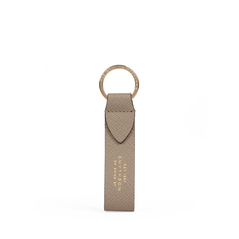 Keyring with Leather Strap in Panama