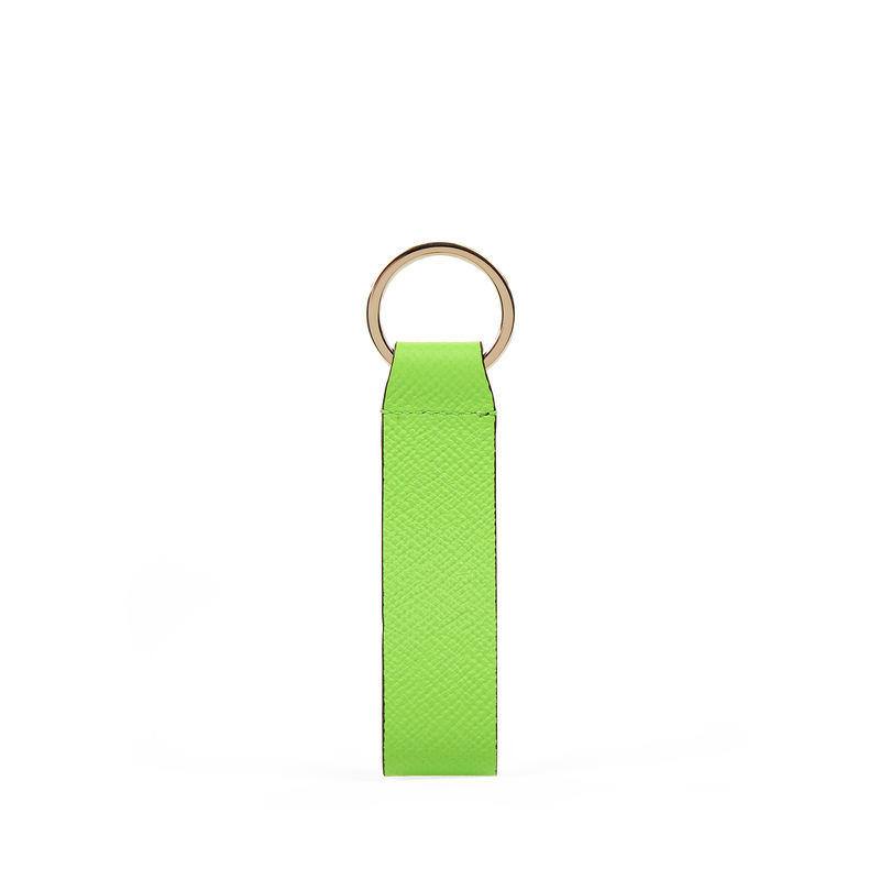 Keyring with Leather Strap in Panama