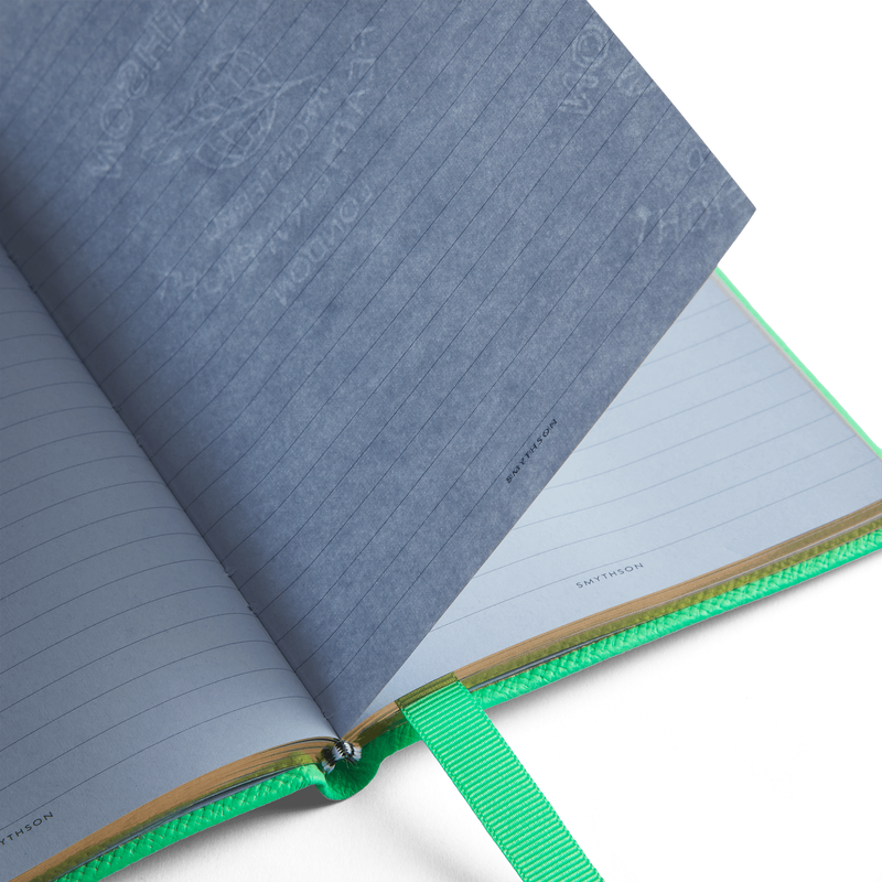 Smythson x Hunza G 'Making Waves' Chelsea Notebook in Panama