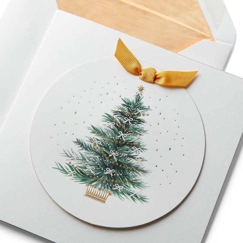 Christmas Ribbon Tree Card