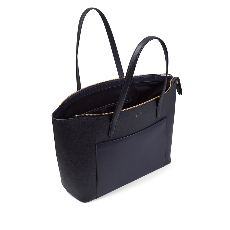 East West Tote Bag with Zip in Panama