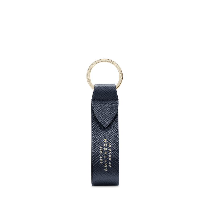 Keyring with Leather Strap in Panama