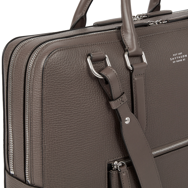 Large Briefcase with Zip Front in Ludlow