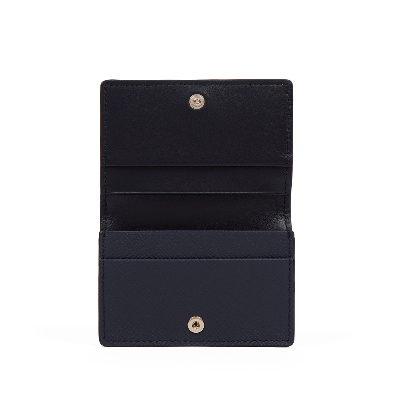 Folded Card Case with Snap Closure in Panama