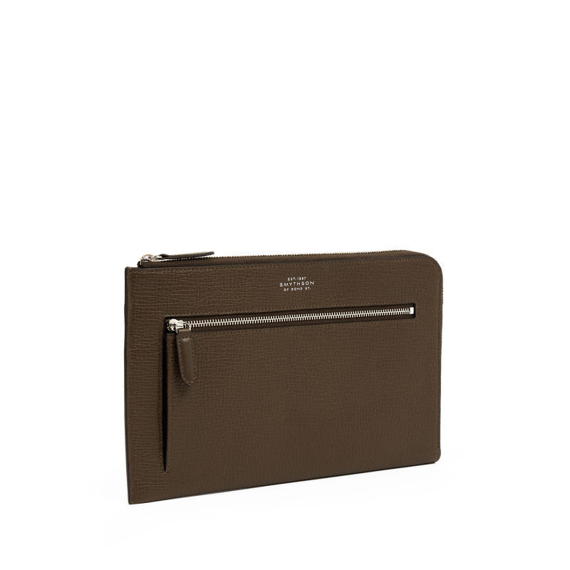 Smythson Flat Travel Organiser Pouch in Ludlow