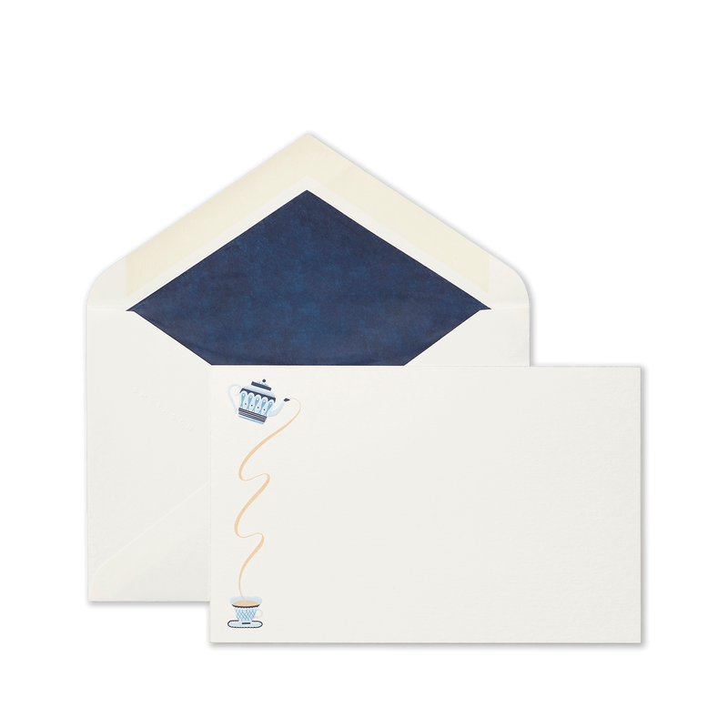 Teapot Motif Correspondence Card Set