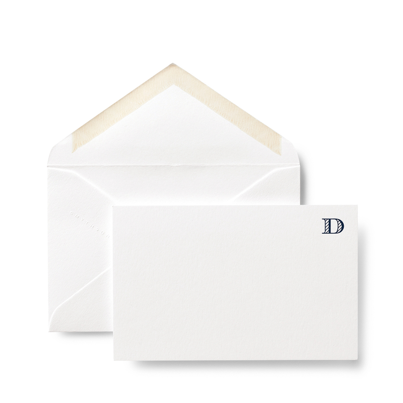 D Alphabet Cards White