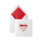 Biglietto d'amore con cuori