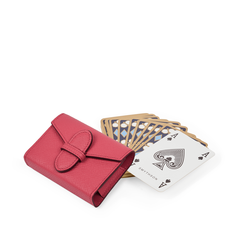 Smythson Single Playing Cards Case in Panama