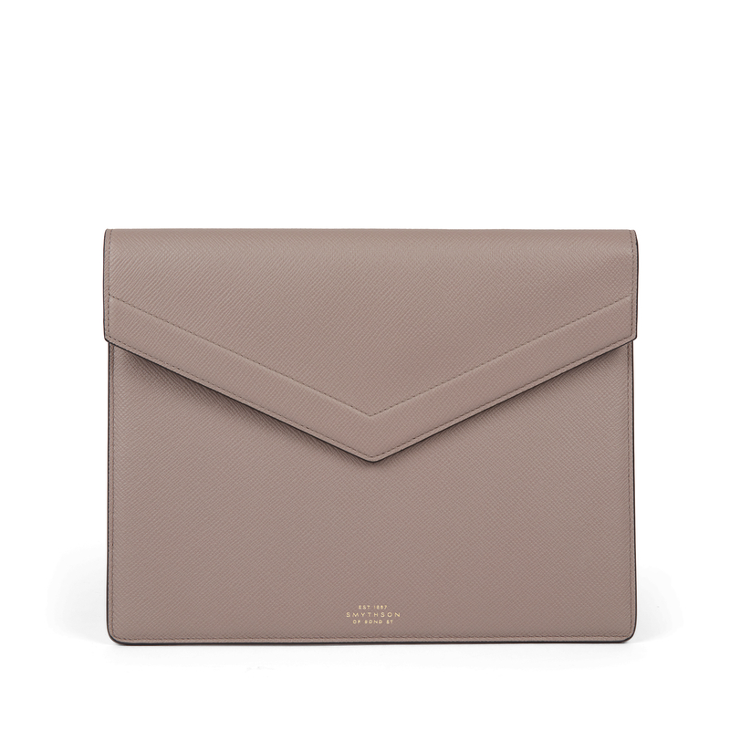 Smythson Small Envelope Folio in Panama