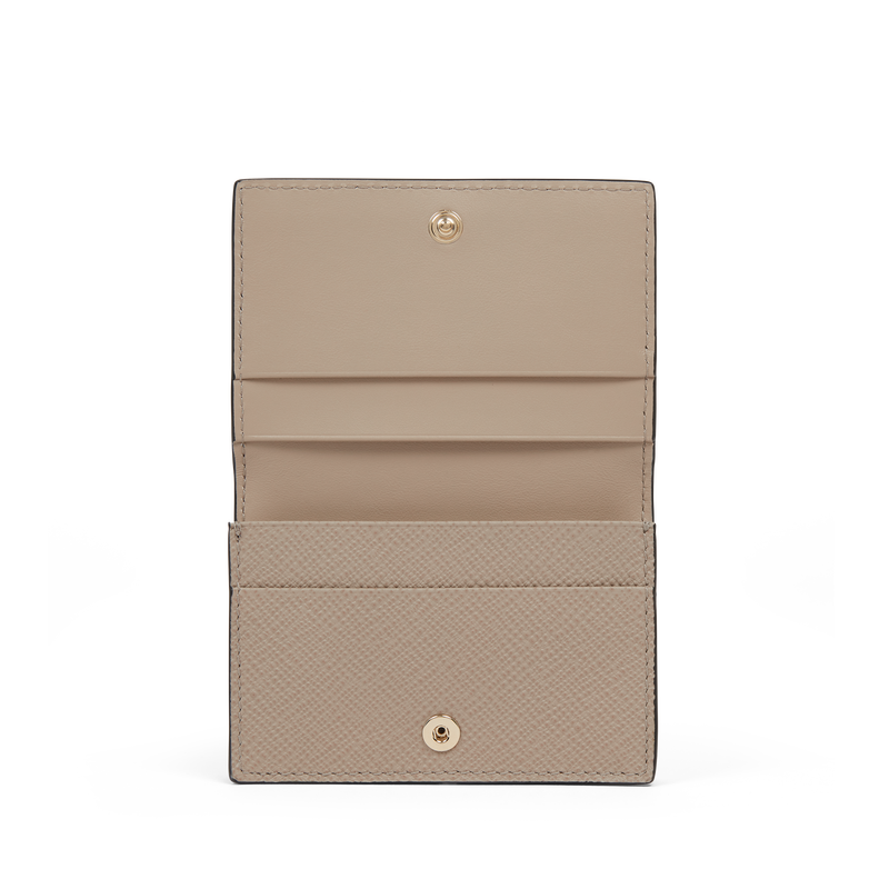 Folded Card Case with Snap Closure in Panama