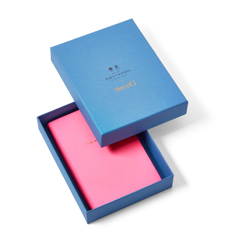 Smythson x Hunza G 'The Hot List' Chelsea Notebook in Panama