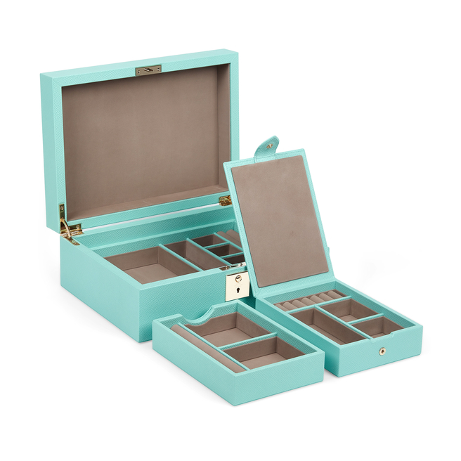 Jewelry Box with Travel Tray in Panama