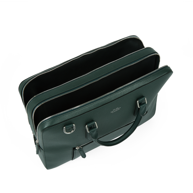 Large Briefcase with Zip Front in Ludlow