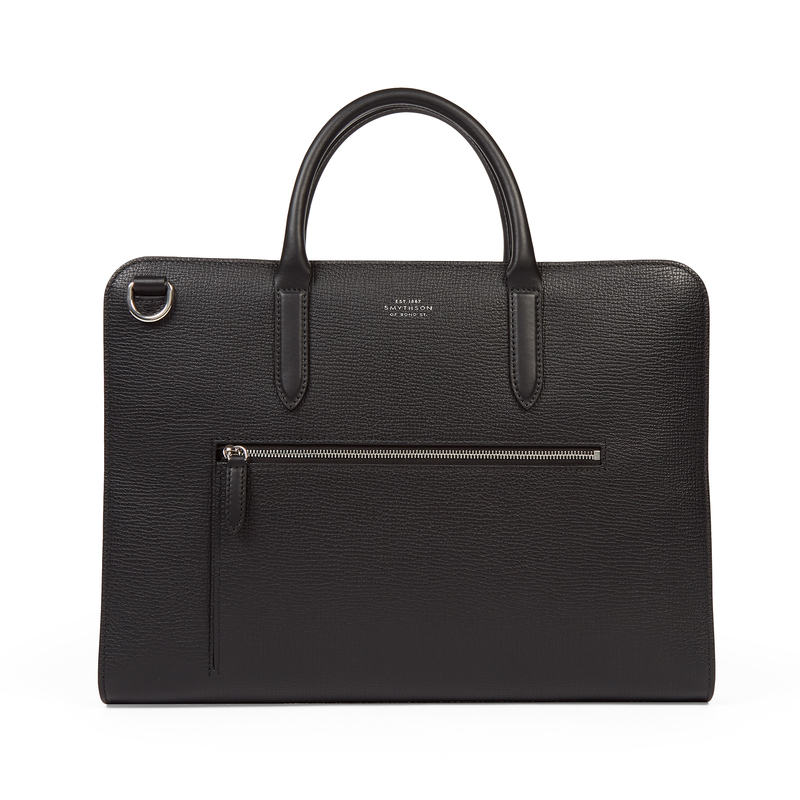 Ultra Slim Briefcase with Zip Front in Ludlow