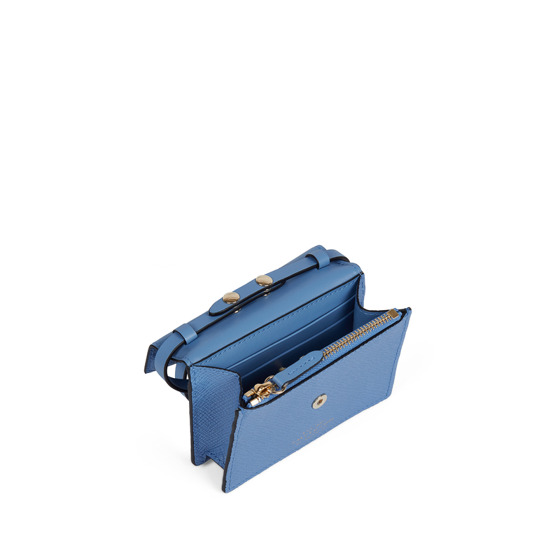 Smythson Portatessere a tracolla a busta in Panama