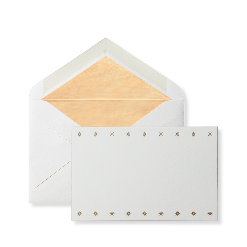 Stars Motif Correspondence Cards
