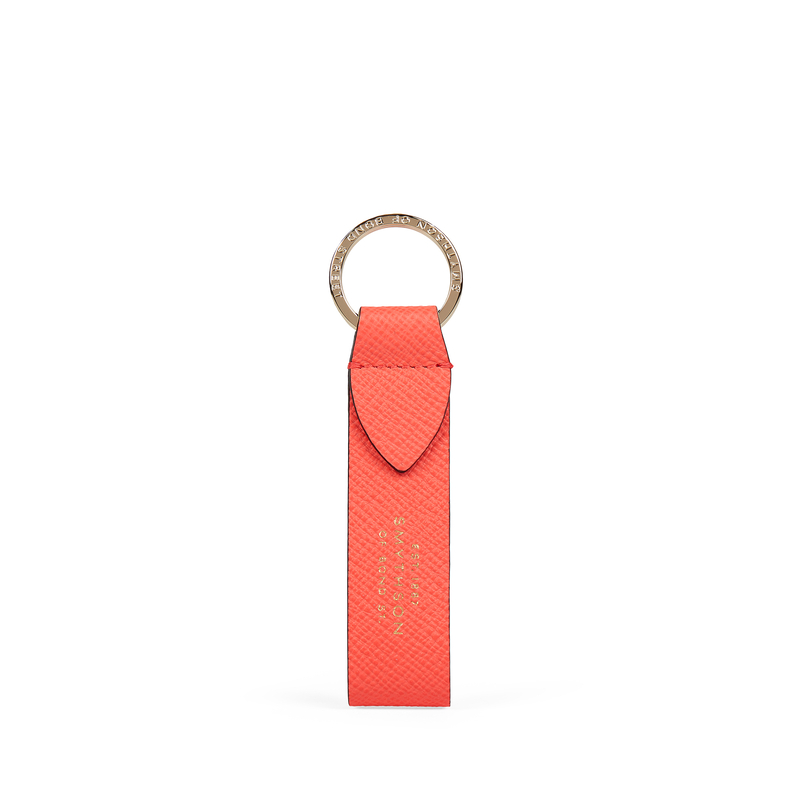 Keyring with Leather Strap in Panama