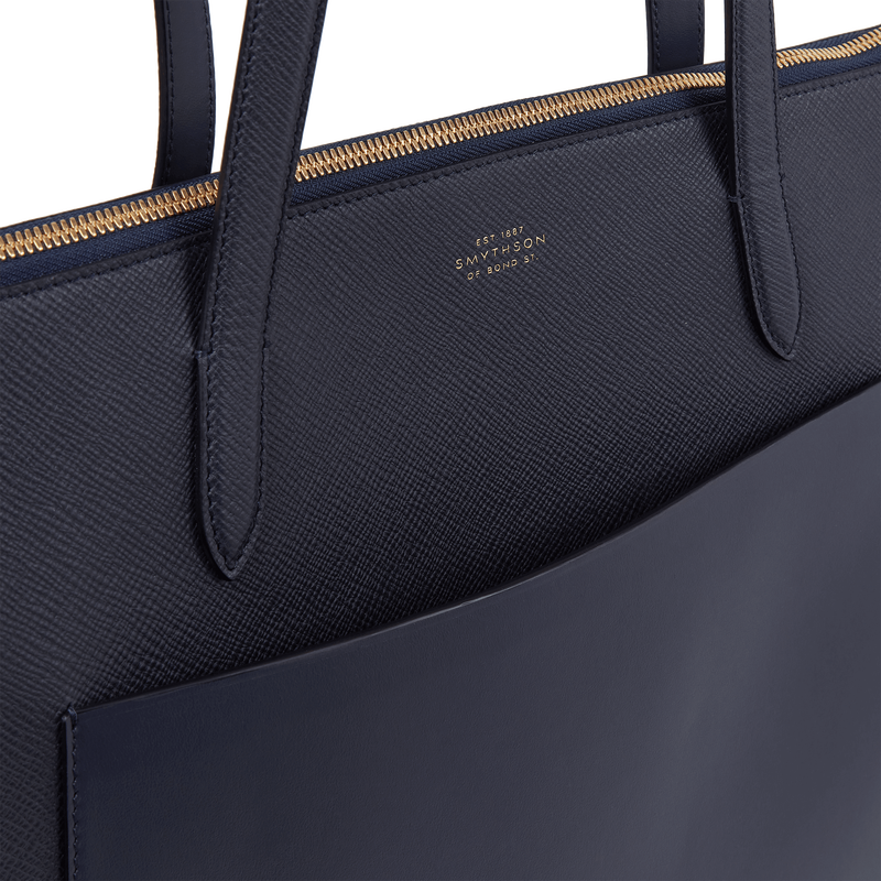 East West Tote Bag with Zip in Panama