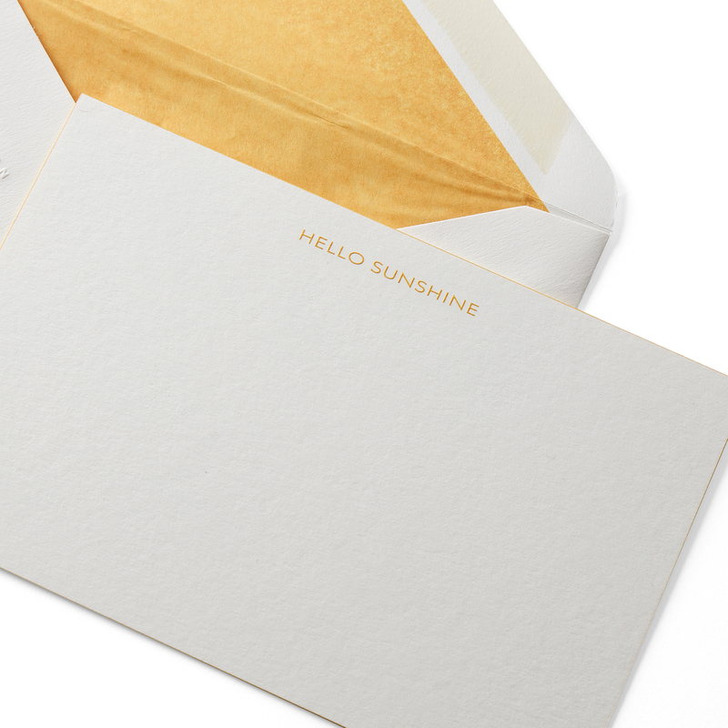 Hello Sunshine Correspondence Cards