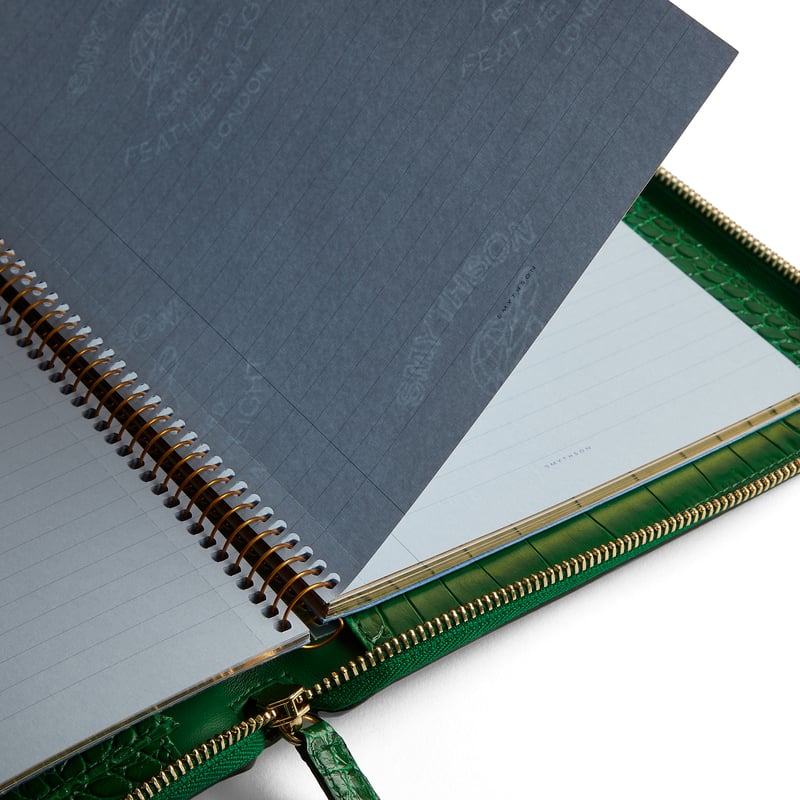 A5 Writing Folder with Zip in Mara