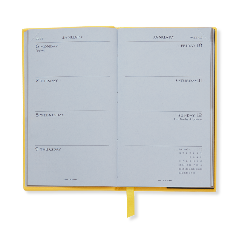 2025 Panama Weekly Diary with Pocket