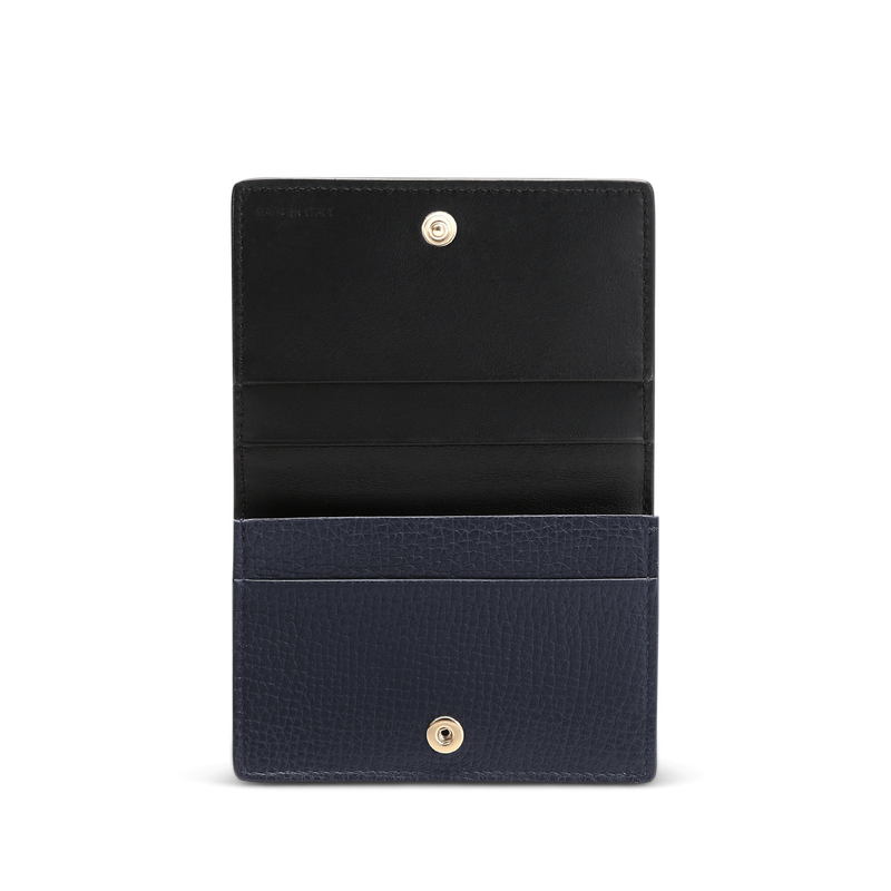 Folded Card Case with Snap Closure in Ludlow