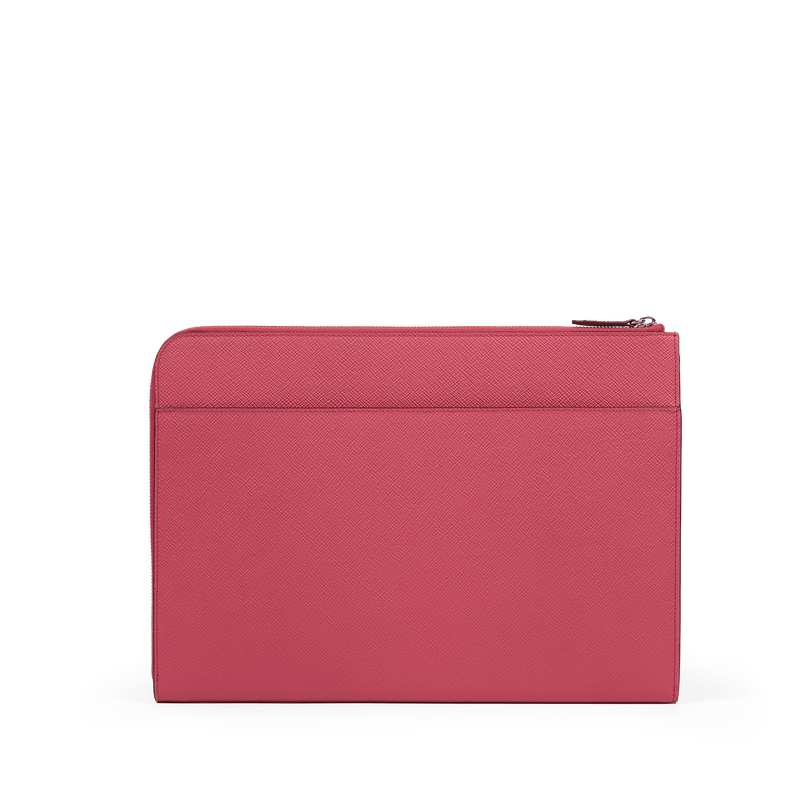 Smythson Small Laptop Case in Panama