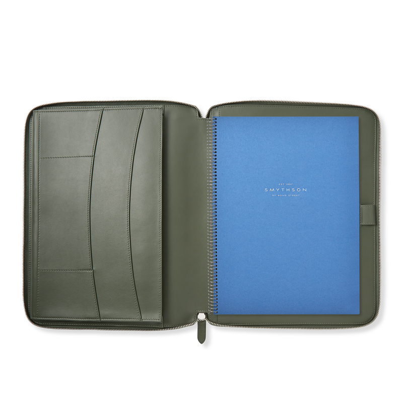 A4 Writing Folder with Zip in Ludlow