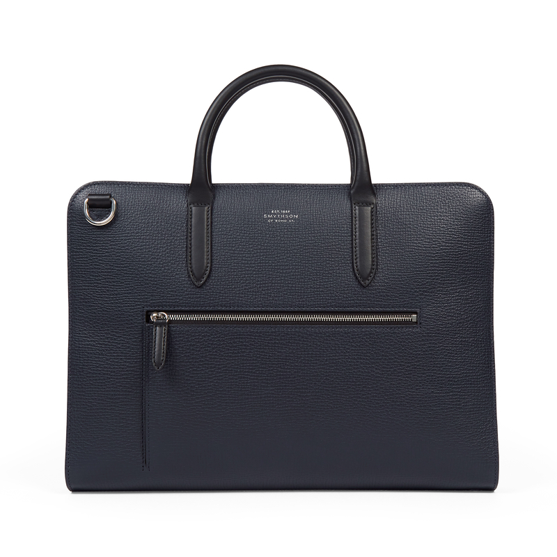 Ultra Slim Briefcase with Zip Front in Ludlow