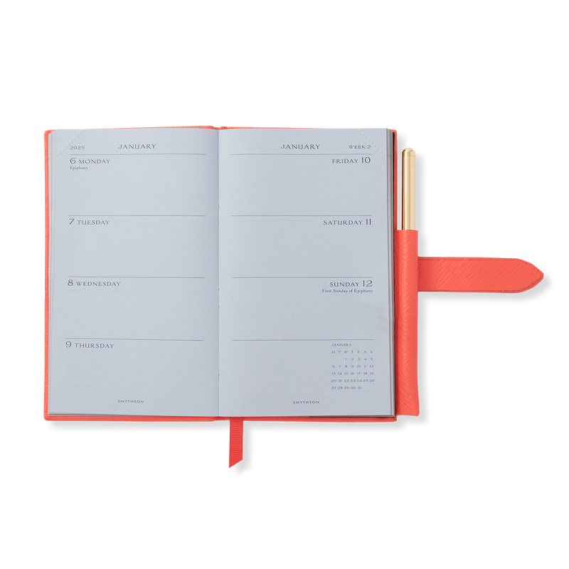 2025 Panama Weekly Diary with Pencil