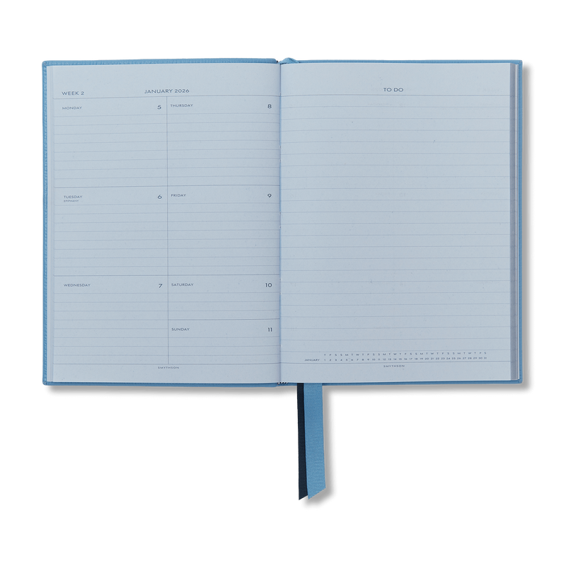 Smythson 2026 Soho Weekly Diary in Ludlow