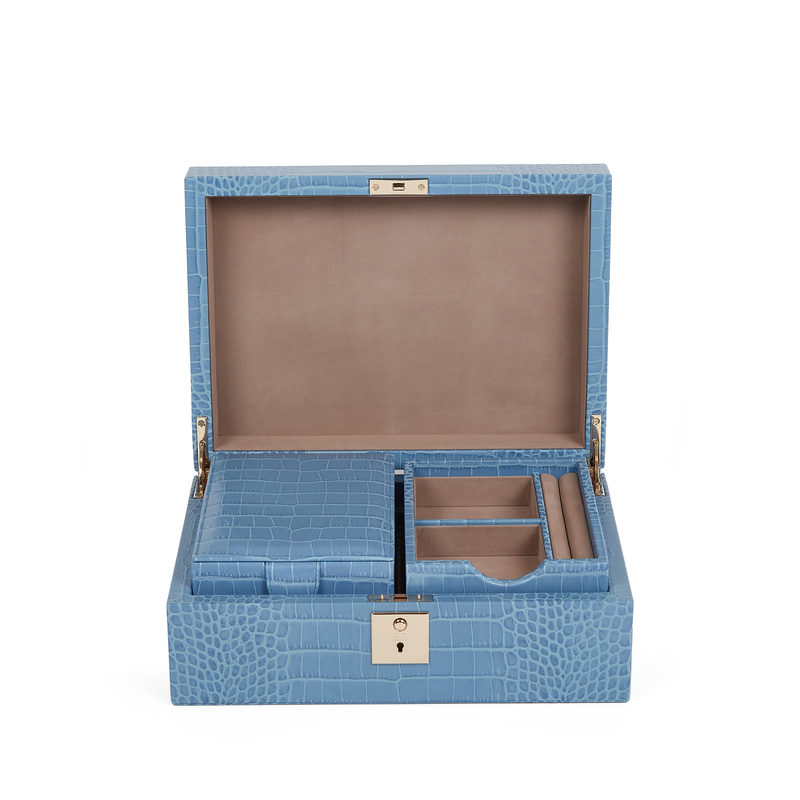 Jewelry Box with Travel Tray in Mara