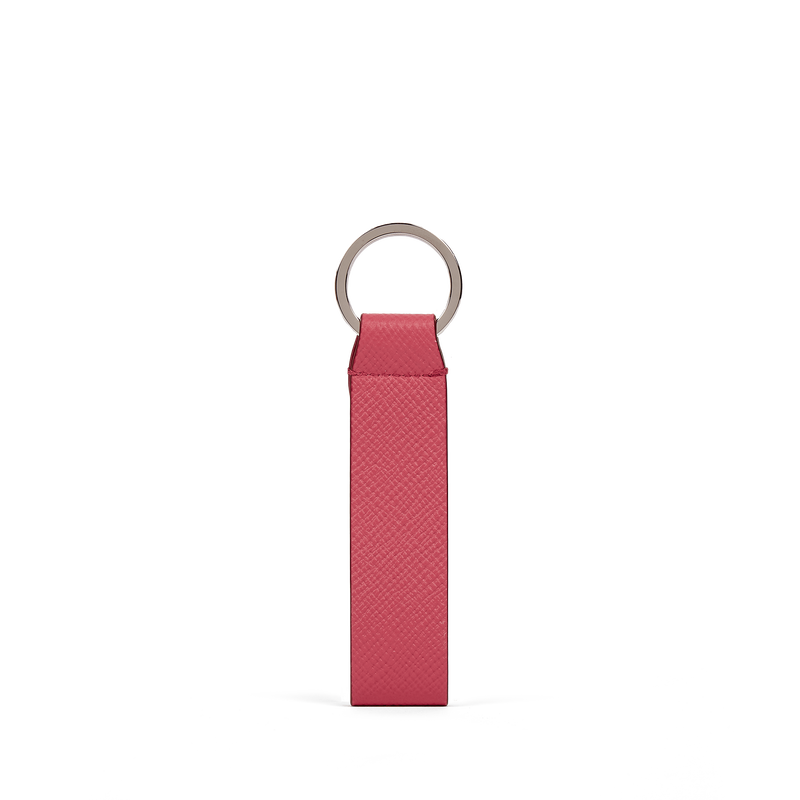Keyring with Leather Strap in Panama