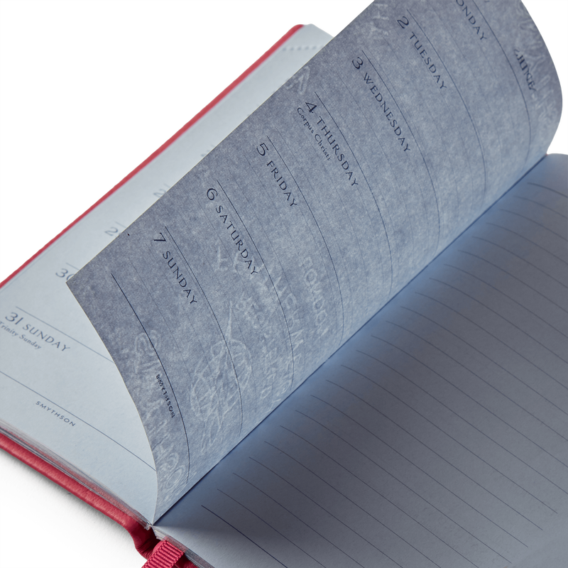 Smythson 2026 Memoranda Weekly Diary in Panama