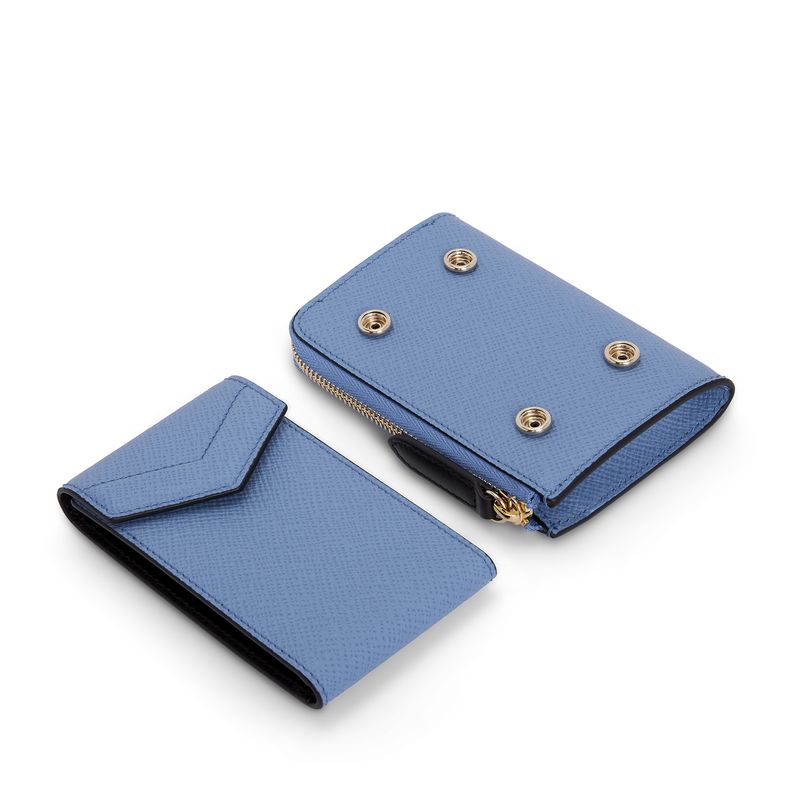 Envelope Card Case with Zip Pouch in Panama