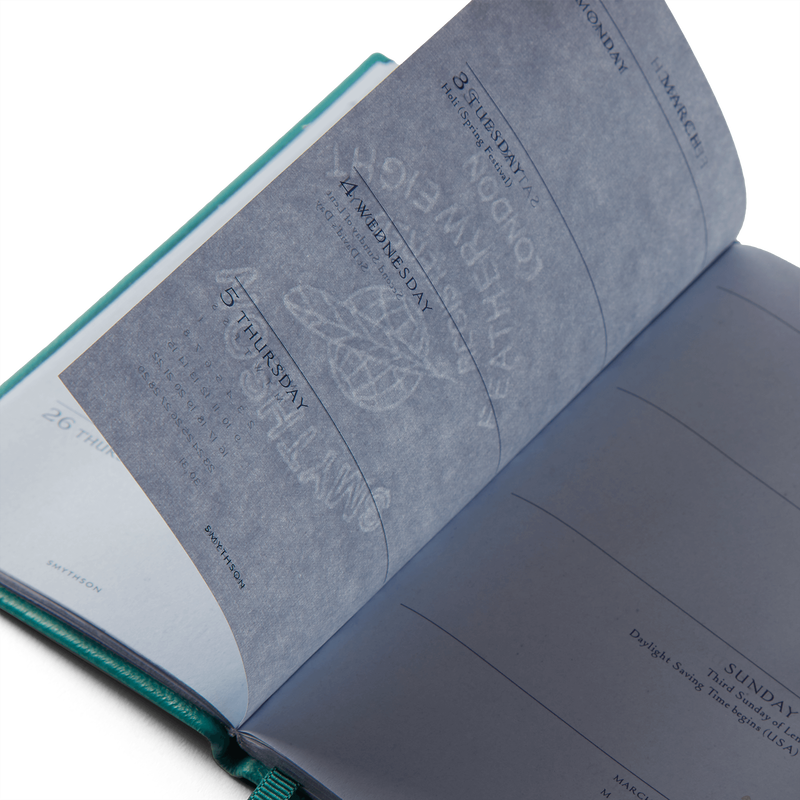 Smythson 2026 Panama Weekly Journal with Pocket 