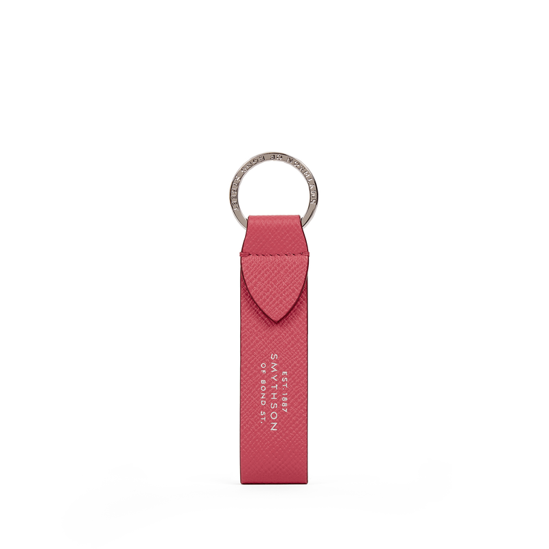 Keyring with Leather Strap in Panama