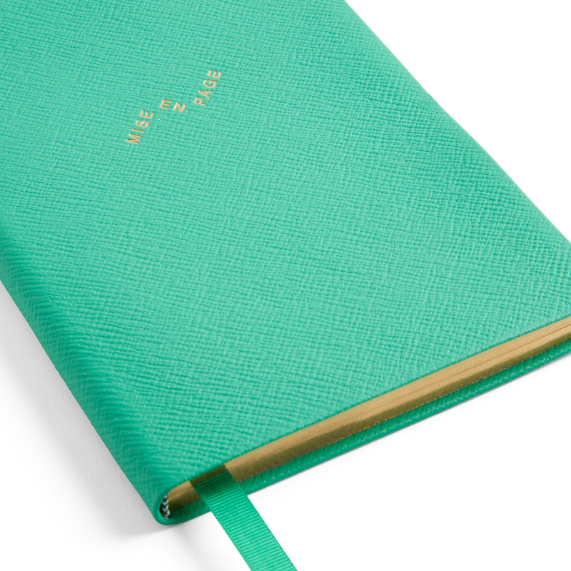 Smythson Mise en Page Soho Notebook in Panama