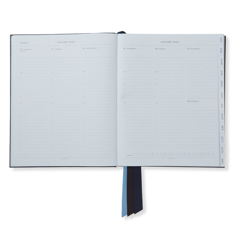 2025 Portobello Weekly Vertical Diary in Ludlow